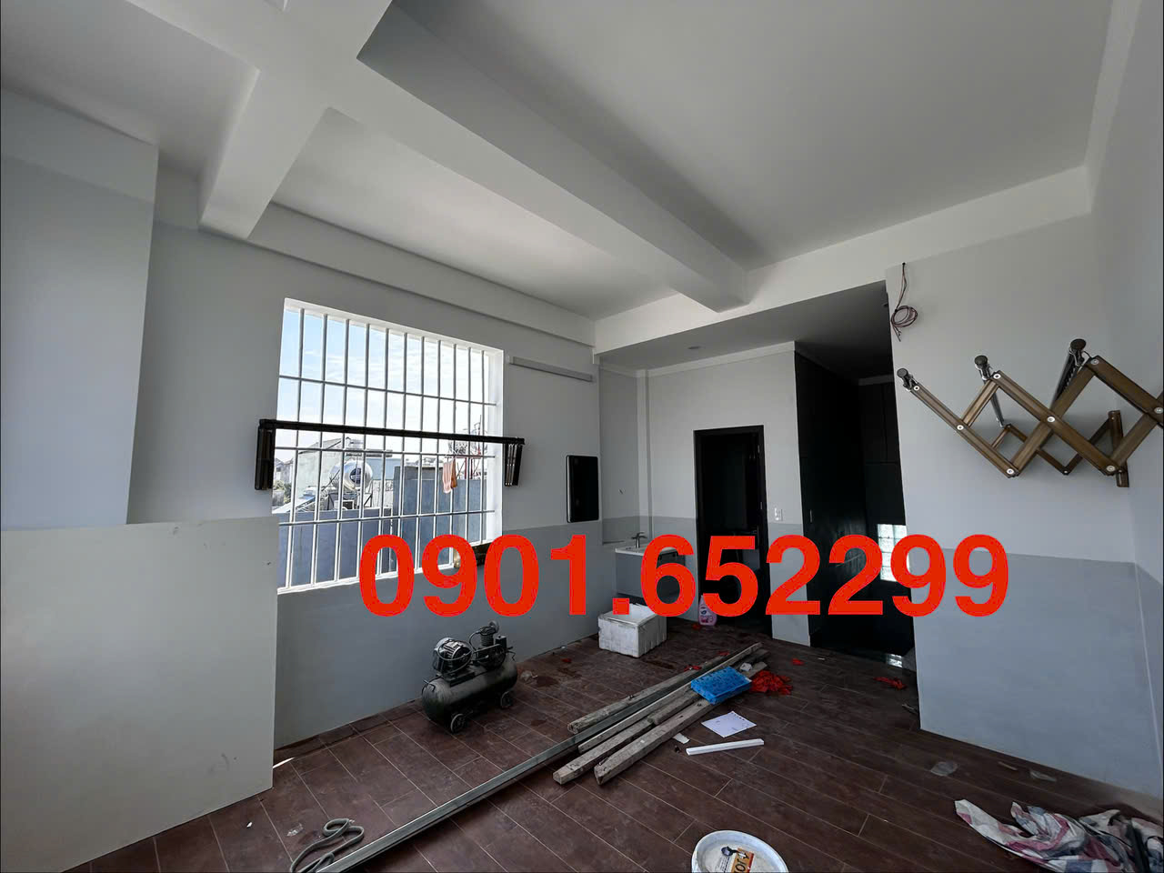 Thi công ,lắp đặt giàn phơi gắn tường tại Nhơn Trạch