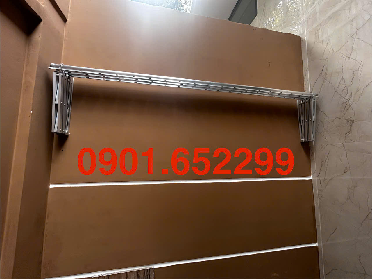 Thi công ,lắp đặt giàn phơi thông minh tại chung cư B1/B2