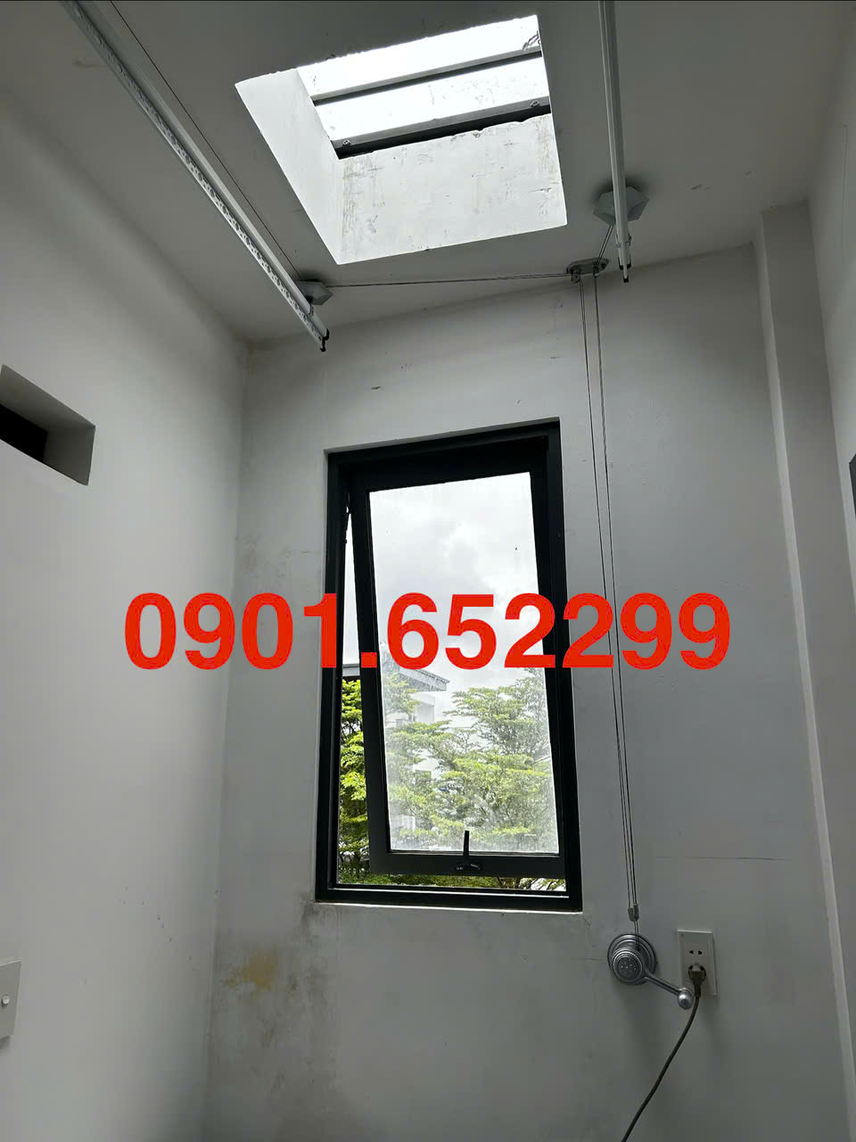 Thi công ,lắp đặt giàn phơi thông minh tại chung cư B1/B2