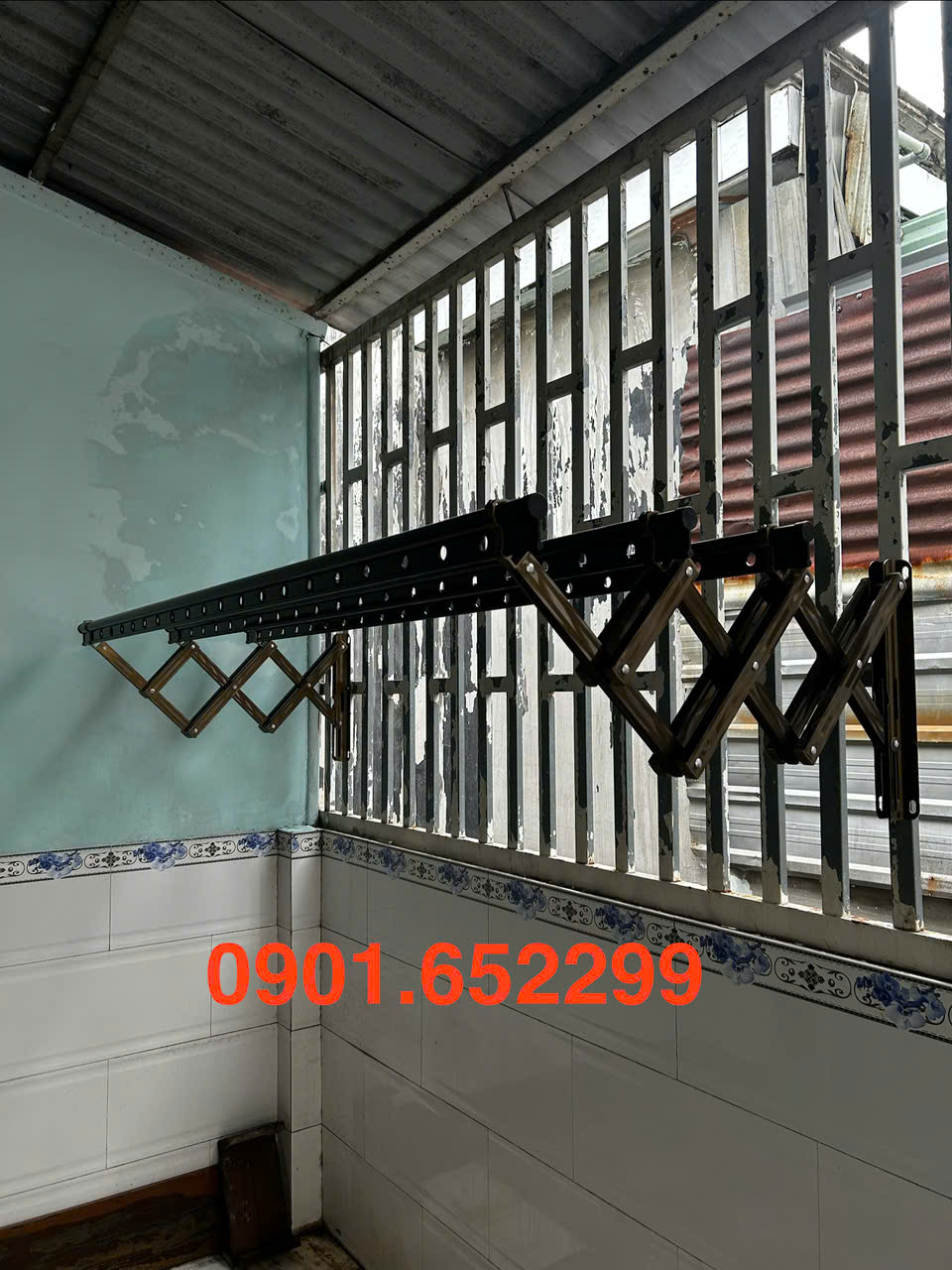 Thi công ,lắp đặt giàn phơi thông minh tại Bến Gỗ
