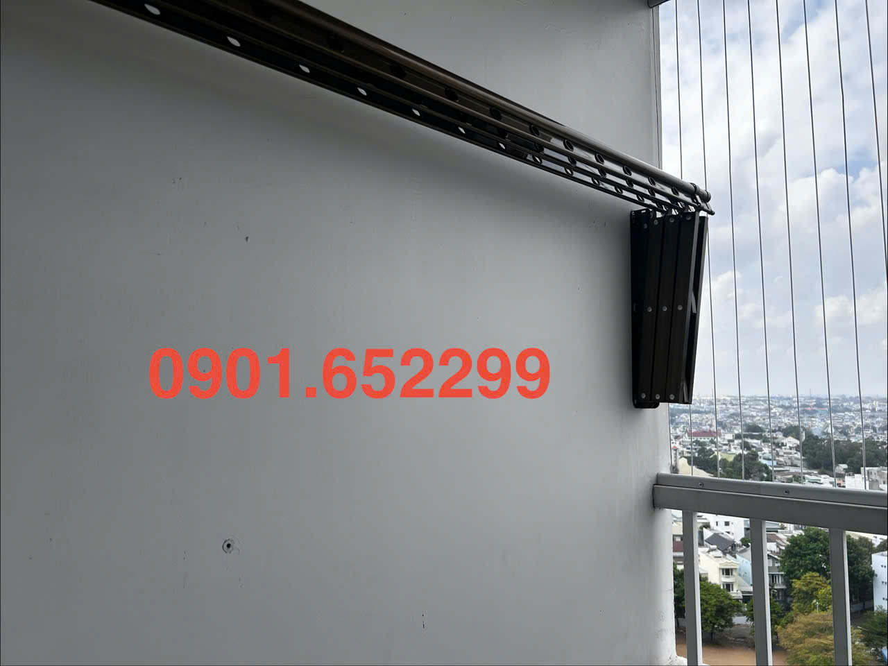 Thi công ,lắp đặt giàn phơi thông minh tại Long Thành
