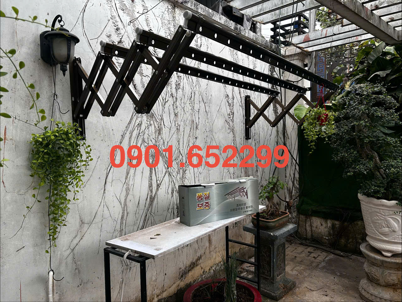 Thi công ,lắp đặt giàn phơi thông mình tại Vĩnh Cửu