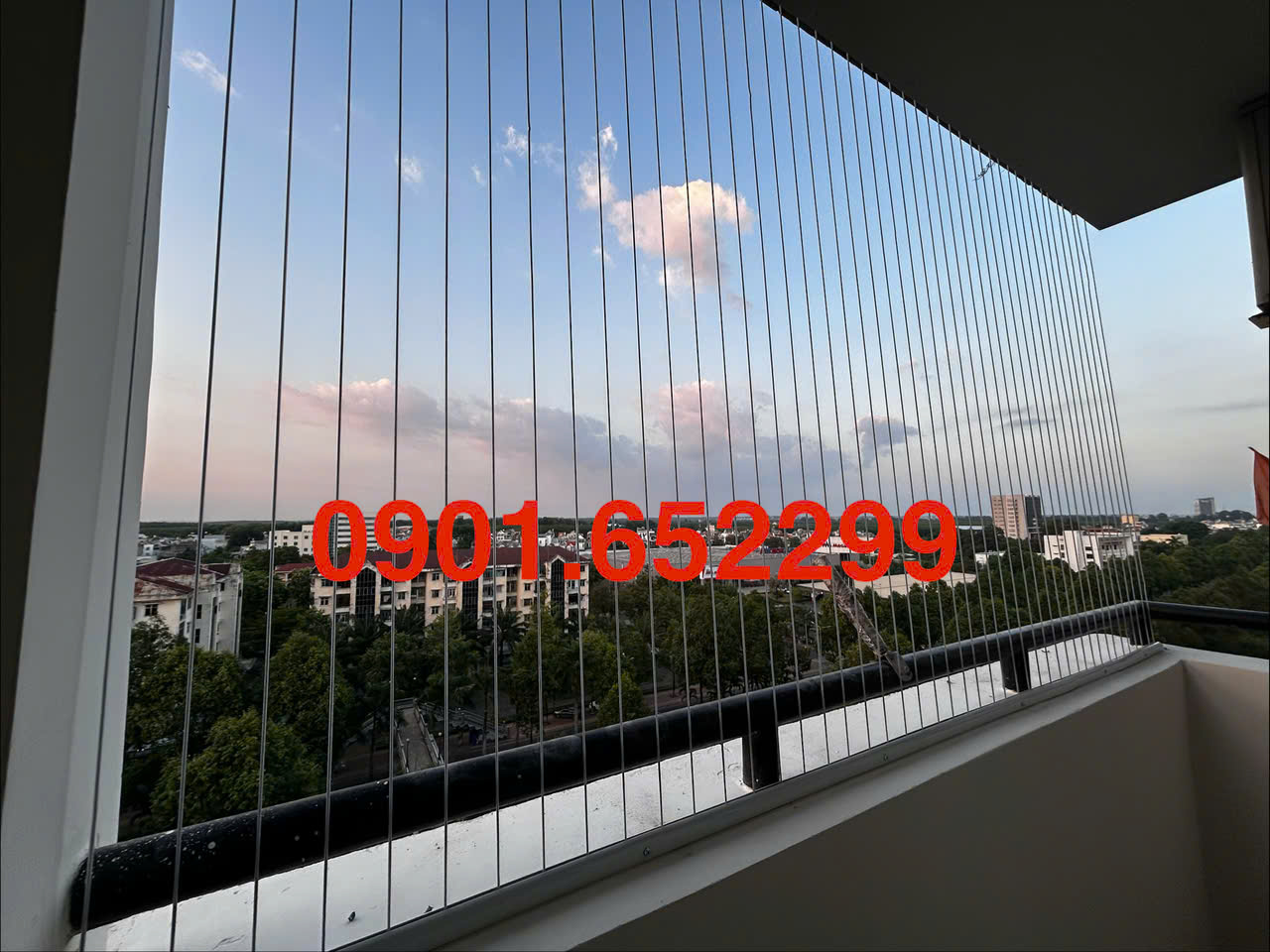 Lưới an toàn ban công tại Biên Hòa chính hãng,bền đẹp lâu dài