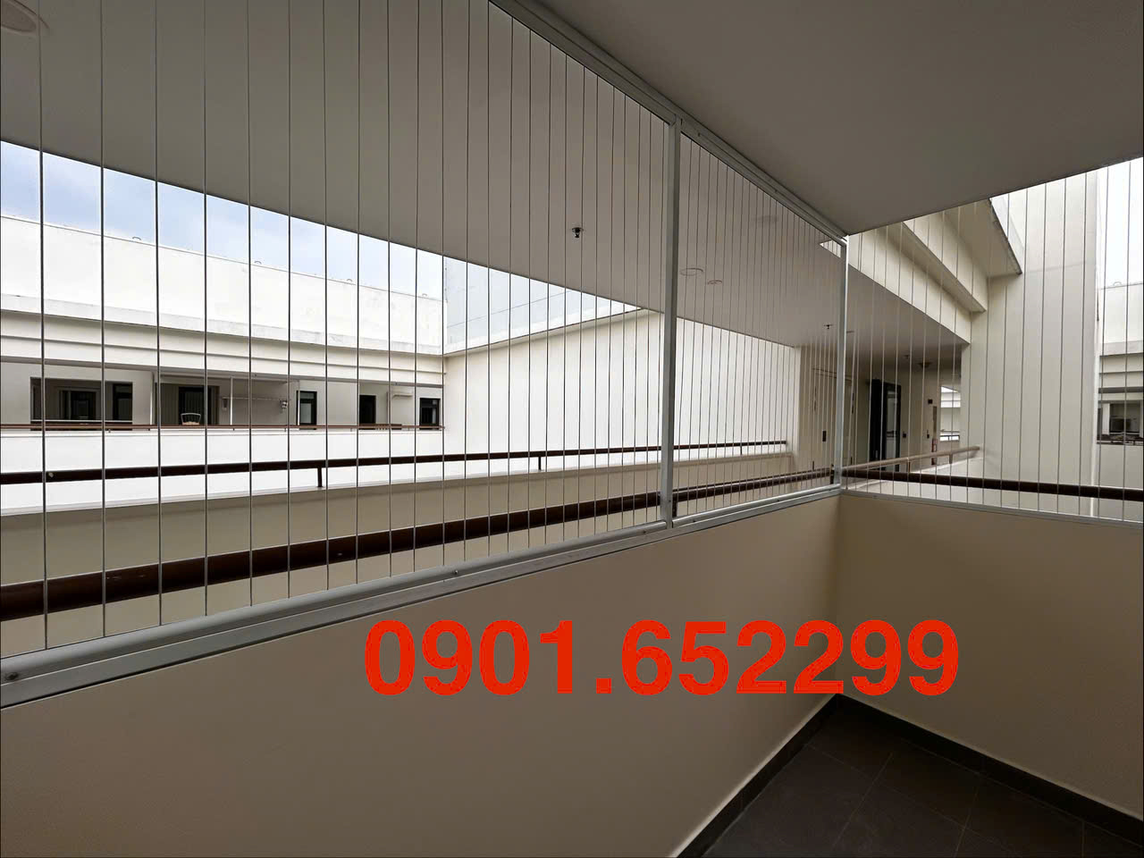 Thi công lưới an toàn ban công tại Nhơn Trạch