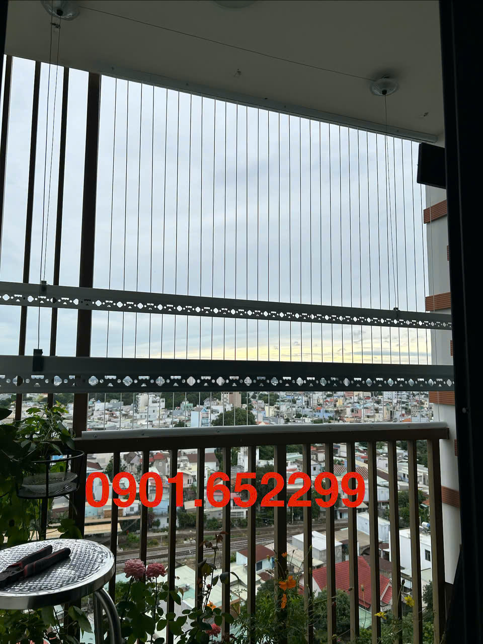 Thi công lưới an toàn ban công tại Nhơn Trạch