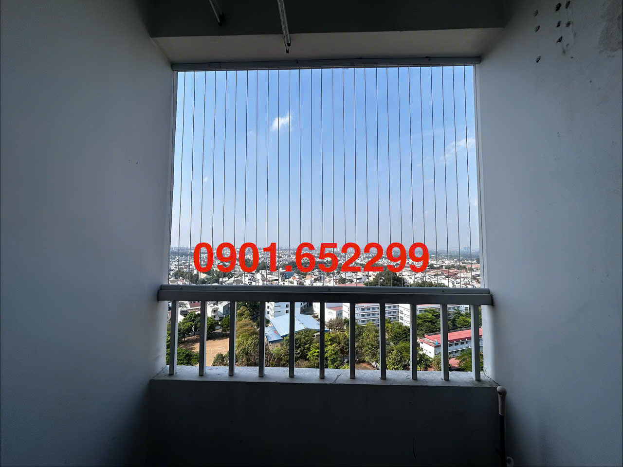 Thi công lưới an toàn ban công tại phường Đông Hòa giá rẻ