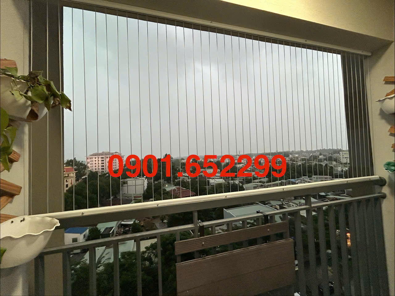 Thi công lưới an toàn ban công tại phường Tân Đông Hiệp uy tín