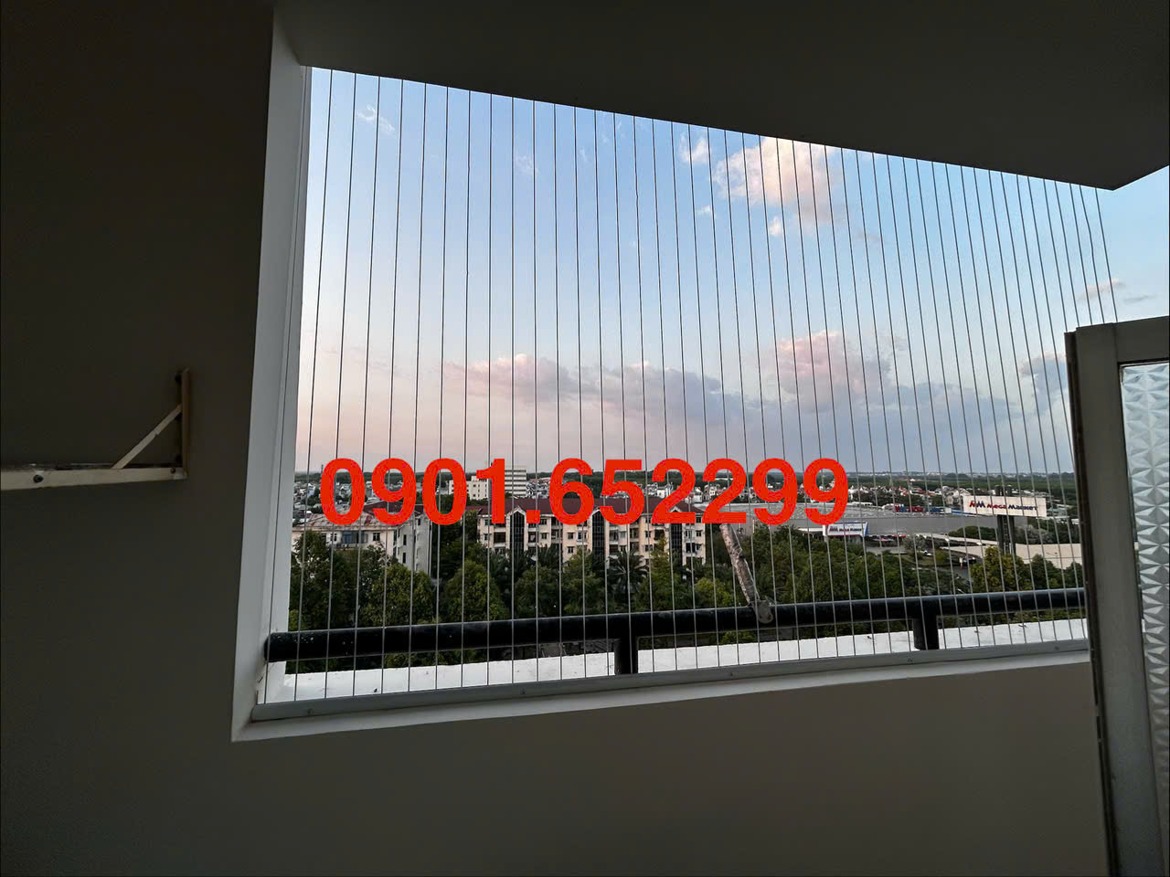 Thi công lưới an toàn ban công tại vĩnh cửu