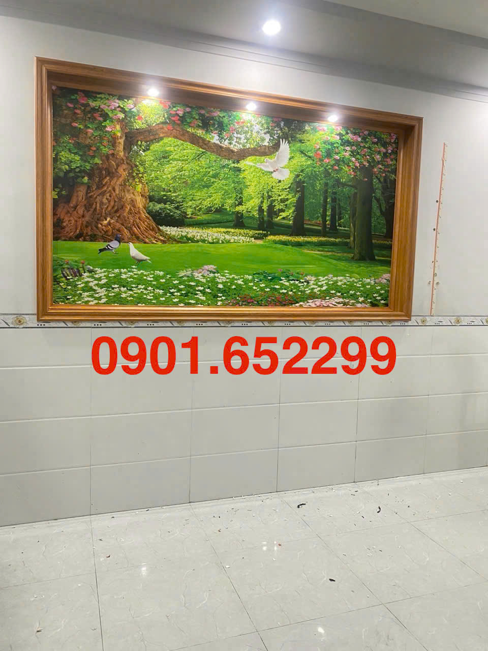 Tranh dán tường Biên Hòa bền đẹp-giá tốt