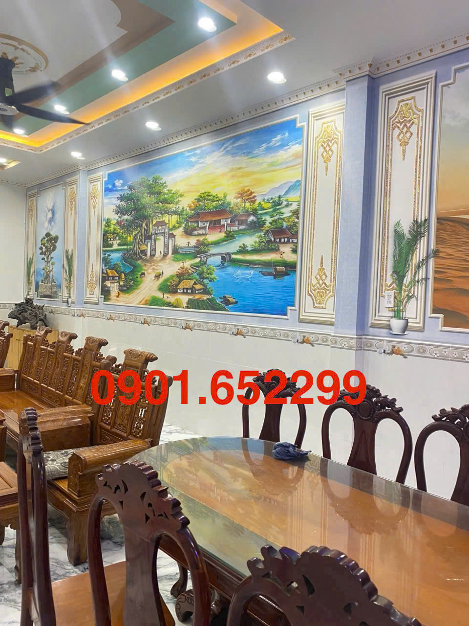 Tranh dán tường Biên Hòa bền đẹp-giá tốt