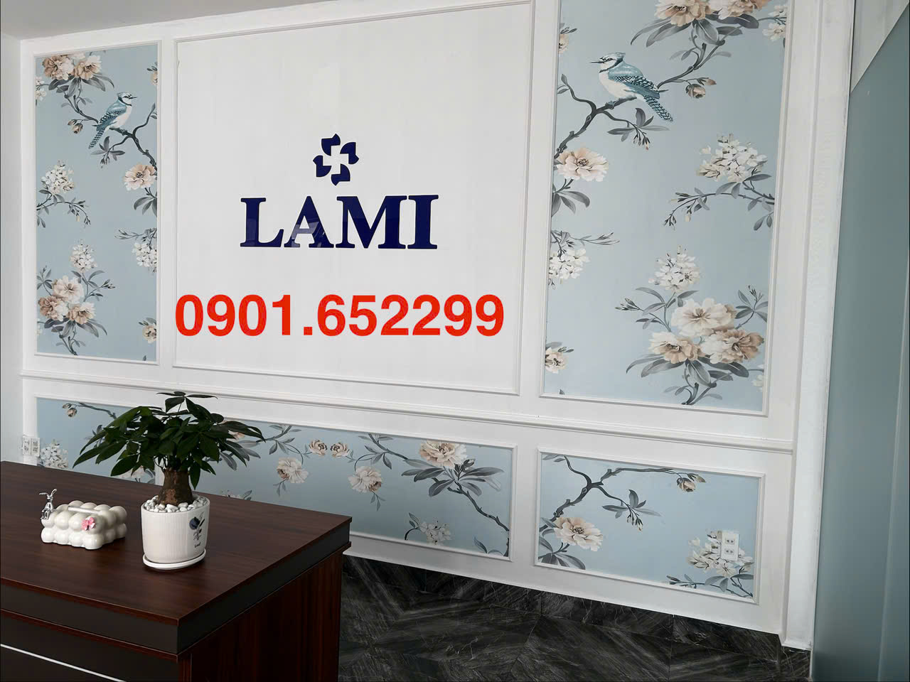 Tranh dán tường Biên Hòa thi công tại nhà giá rẻ,đẹp