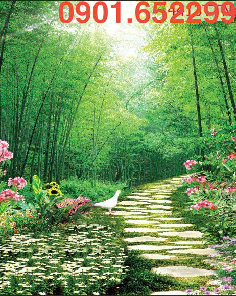 Tranh dán tường Đồng Nai thi công tại nhà -mẫu đẹp, giá tốt