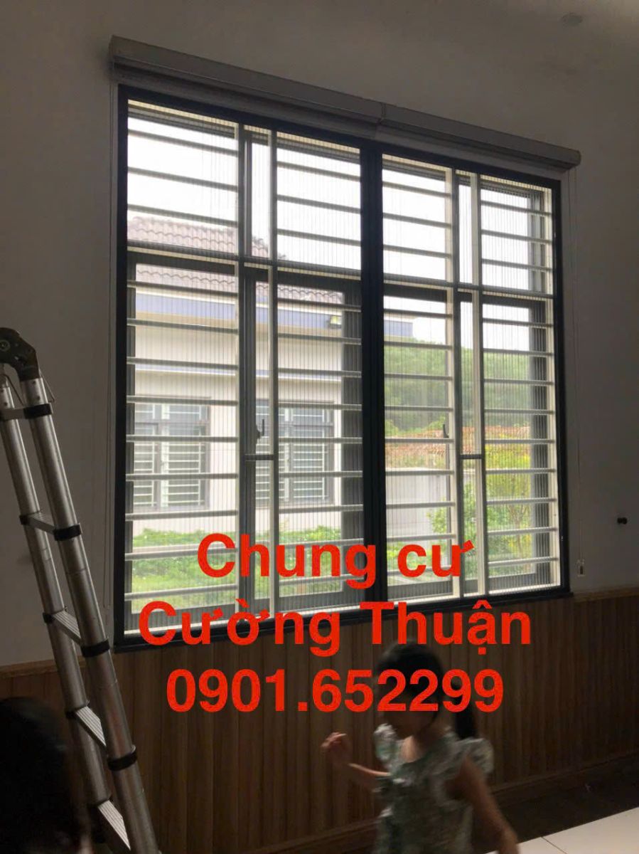 Cửa lưới chống muỗi chung cư Cường Thuận