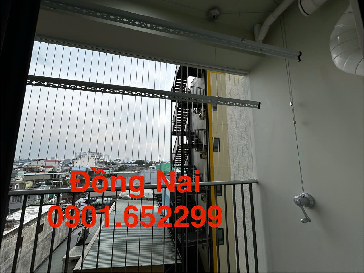 Giàn phơi gắn trần giá rẻ tại Đồng Nai