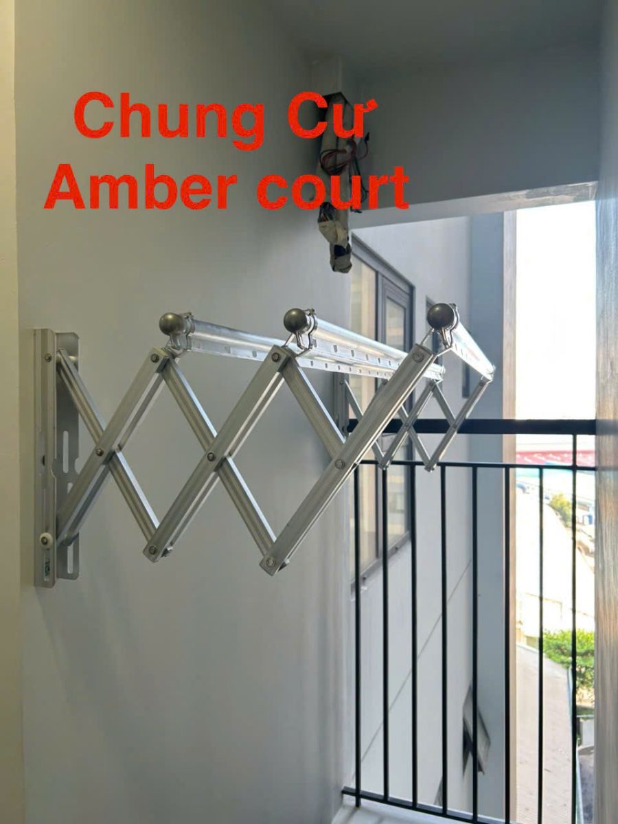 Giàn phơi thông minh chung cư Amber Court