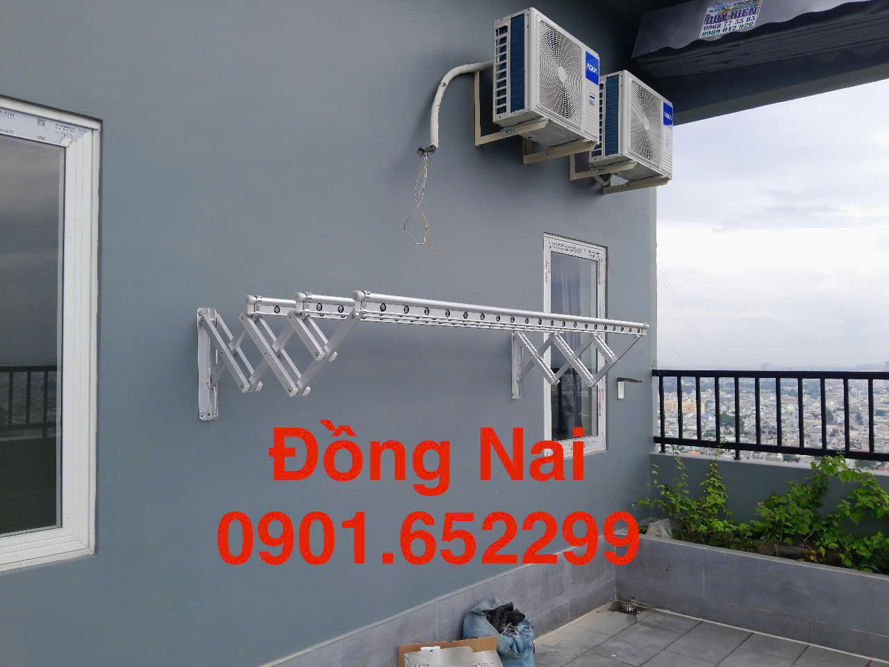 Giàn phơi gắn tường giá rẻ tại Đồng Nai