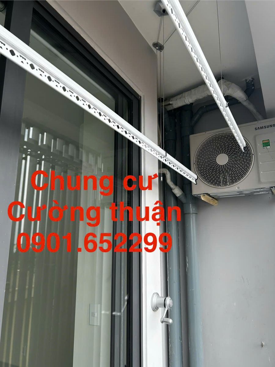Giàn phơi thông minh chung cư Cường Thuận
