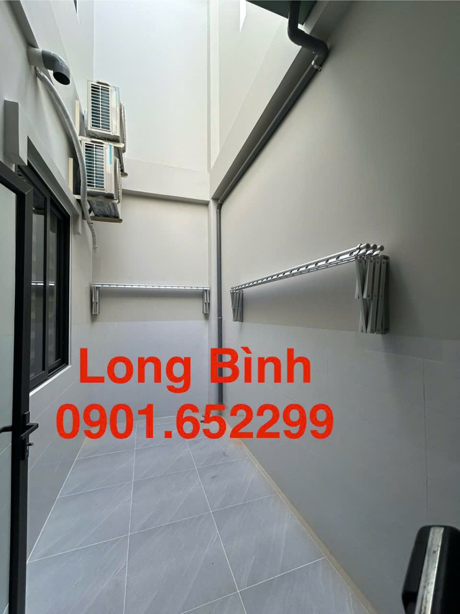 Lắp đặt giàn phơi gắn tường tại phường Long Bình