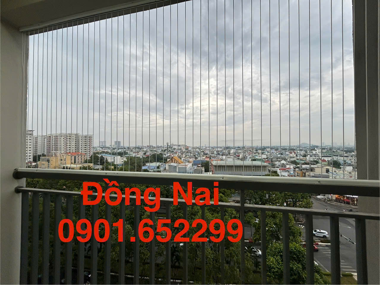 Lắp đặt lưới an toàn ban công tại Đồng Nai