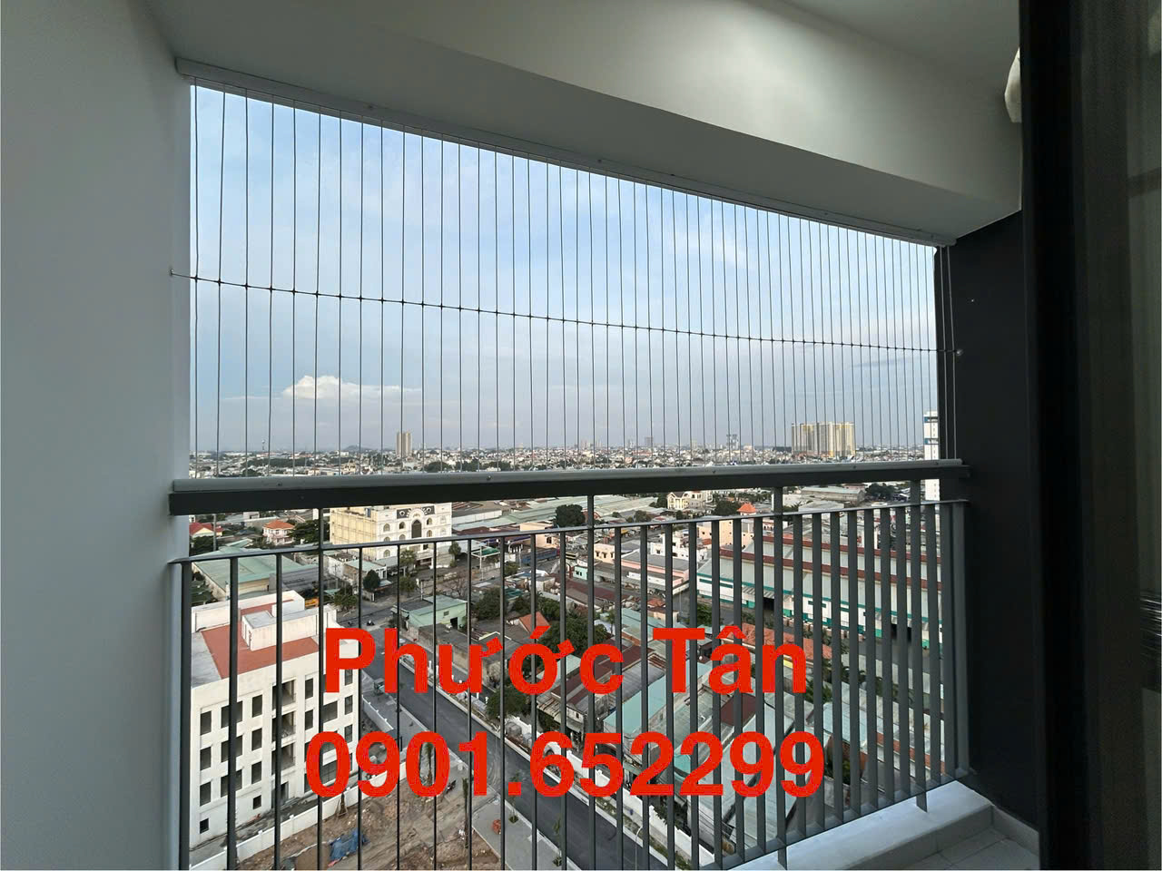 Lắp đặt lưới an toàn ban công tại phường Phước Tân