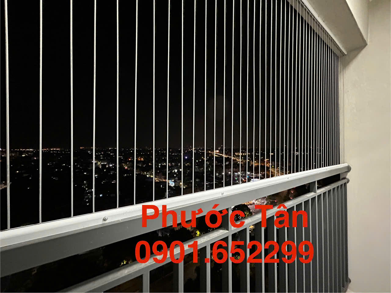 Lắp đặt lưới an toàn ban công tại phường Phước Tân