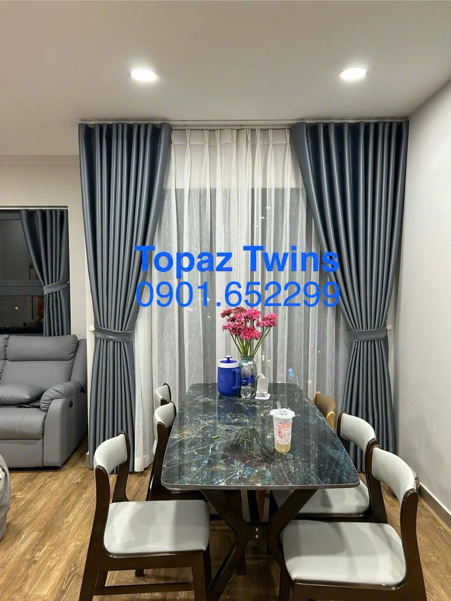 Rèm cửa chung cư Topaz Twins Biên Hòa