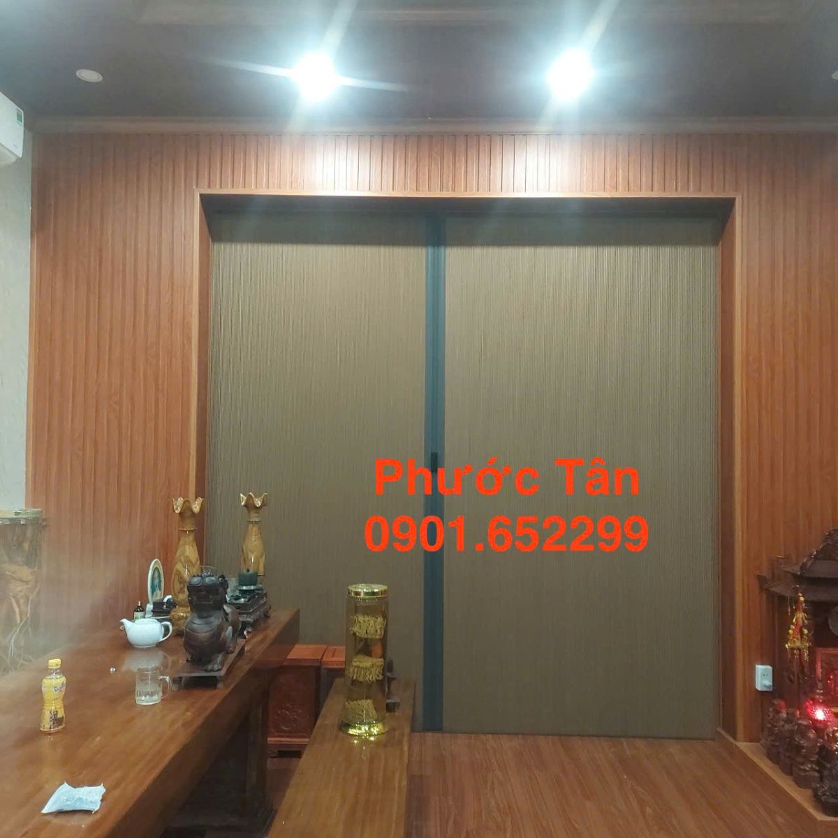 Vách ngăn lạnh rèm tổ ong phường Phước Tân -Đồng Nai