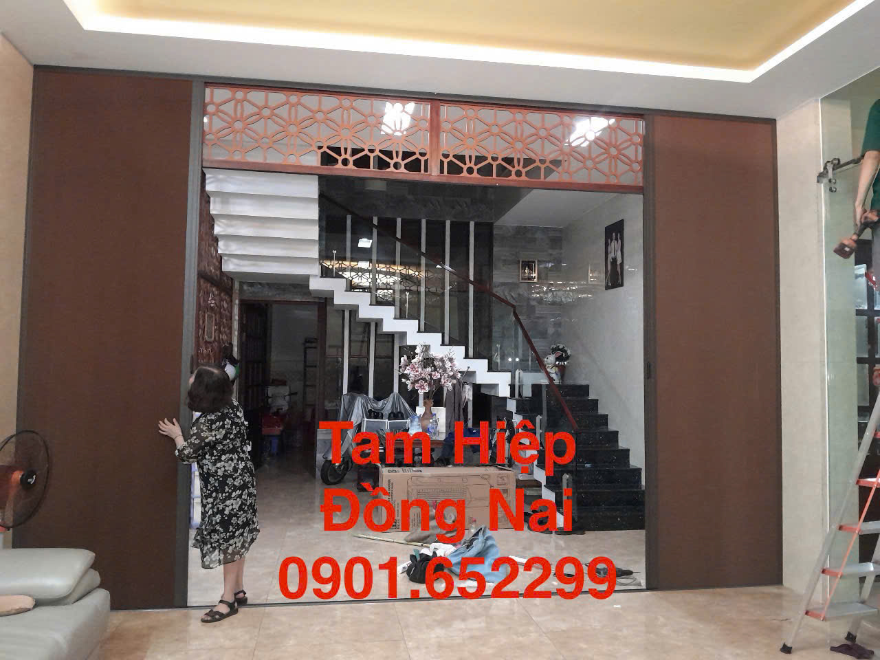 vách ngăn lạnh rèm tổ ong tại phường tam hiệp