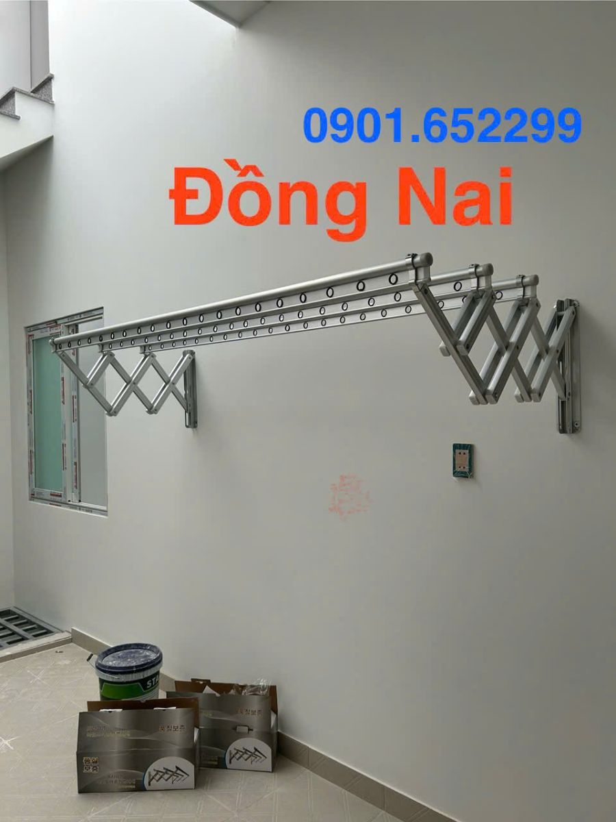 Giàn phơi gắn tường giá rẻ tại Đồng Nai