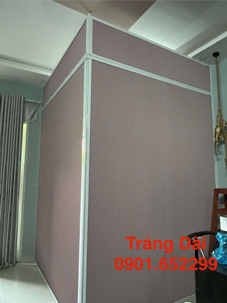 Vách ngăn lạnh rèm tổ ong phường Trảng DàI