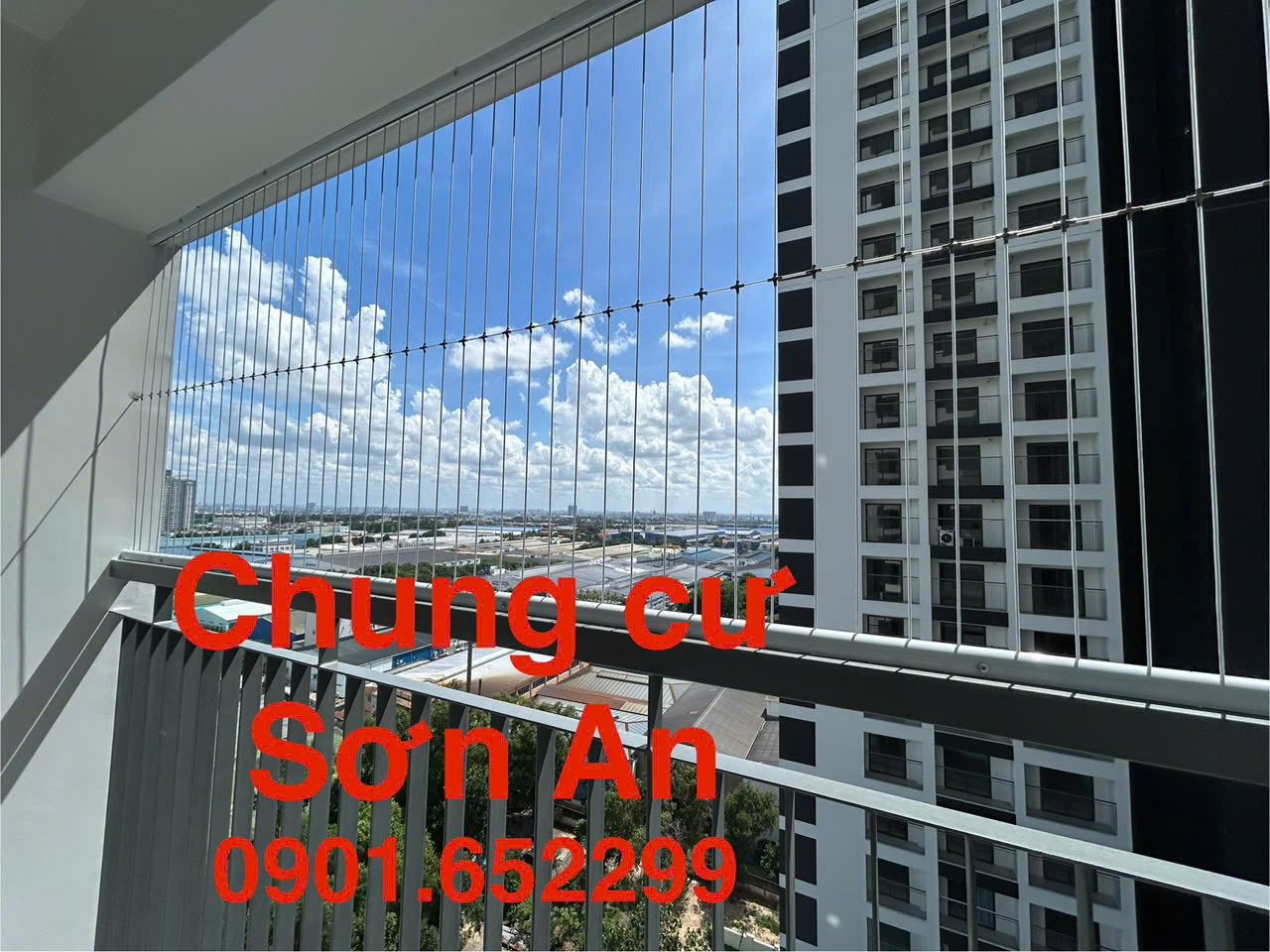 Lưới an toàn ban công chung cư Sơn An