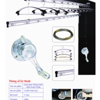 Giàn Phơi Gắn Trần Hòa Phát H-009 PLUS MÀU BẠC