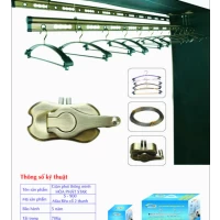 Giàn Phơi Gắn Trần Hòa Phát S-900 RÊU CỔ 2 THANH