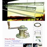 Giàn Phơi Gắn Trần Hòa Phát H-003 PLUS RÊU CỔ 4 THANH