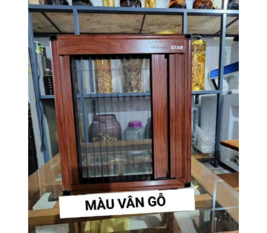 Cửa Lưới Chống Muỗi Vân Gỗ