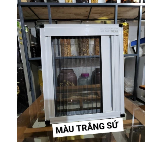 Cửa Lưới Chống Muỗi Trắng Sứ